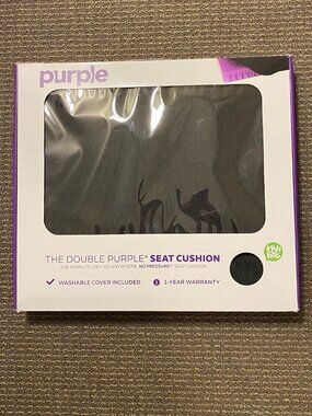 The Double Purple Seat Cushion